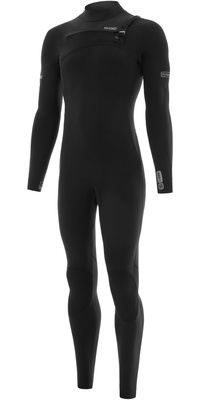2026 Nyord Mens Solu Yulex 4/3mm Chest Zip Wetsuit SOLM43001 - Black